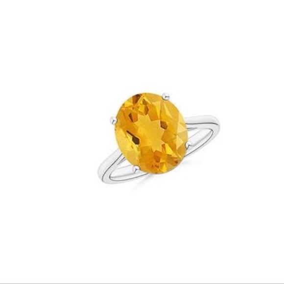 .925 Sterling Silver Genuine Citrine Gemstone BUNDLE W/ LARGER GIFT BOX - Picture 8 of 8
